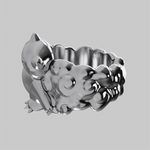 ASCENSION FAT BEAR RING