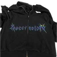 REFLECTIVE ASCENSION FULL-ZIP UP HOODIE